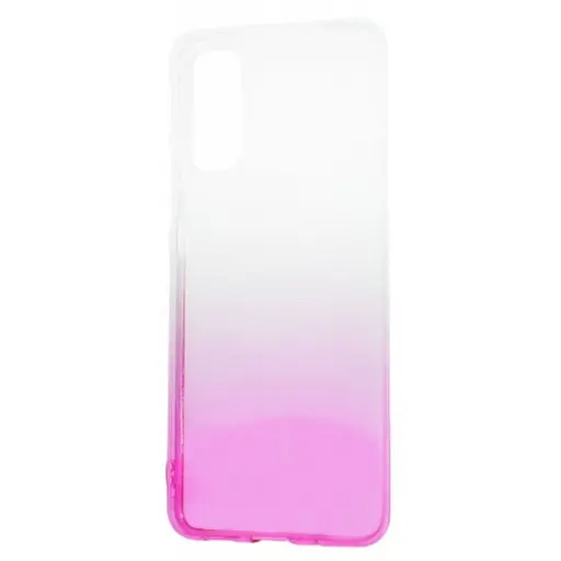 Силікон 0.5 mm Gradient Design Samsung Galaxy Note 20 white/pink