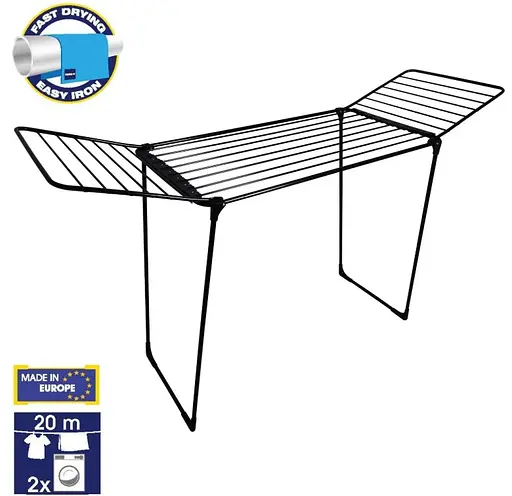 Сушилка для белья напольная Casa Si Poseidon Super 20m Black (CS92254C04H) - фото 2