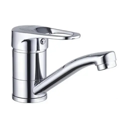 Смеситель для умывальника однорычажный Zegor POP4-B043 поворотное излияние Хром 30412 - фото 1