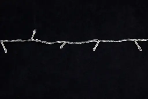 Гірлянда LED нитка на ялинку Різнокольорова 28 метрів 400 LED Laplandia новорічна від мережі прозорий провід (m.01.5T.400-) - фото 3