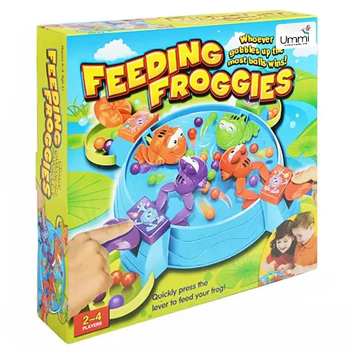 Настольная интерактивная игра Ummi 707-35 Feeding Frog Game Colorful - фото 3