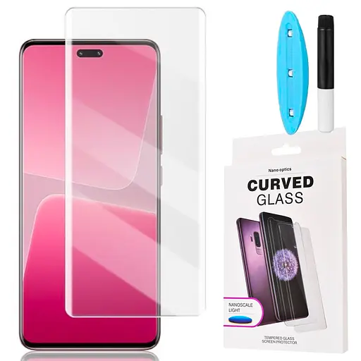 Захисне скло DK для Xiaomi 13 Lite UV Curved 010276 clear 2 шт. - фото 3