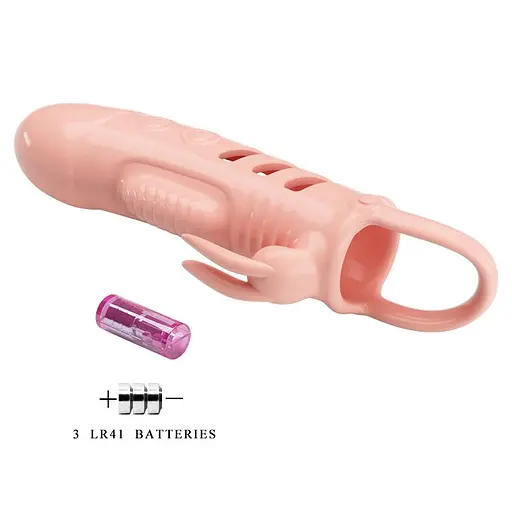 Насадка на пенис Pretty Love Penis Sleeve Sloane 18.5 см телесный - фото 4