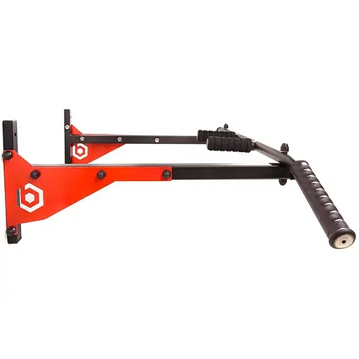 Настінний турнік Besport 3 хвата BS-T0004 чорно-червоний - фото 6