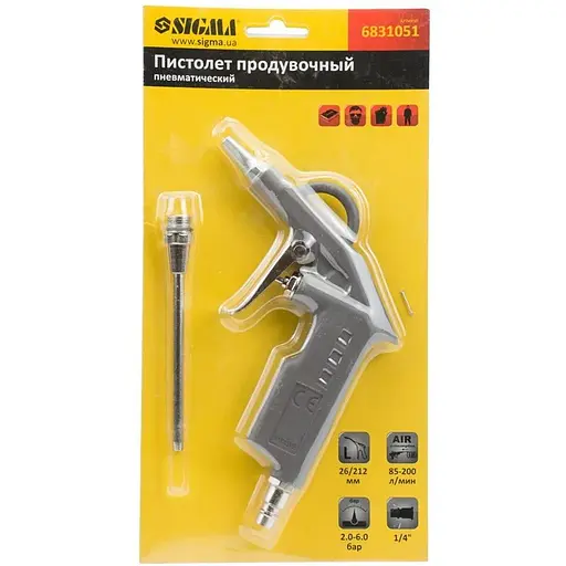 Пістолет продувний Sigma 26/122мм (6831051) - фото 2