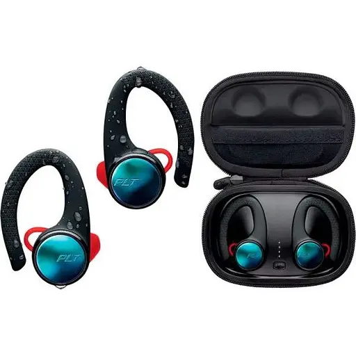 Наушники Plantronics Bluetooth стереогарнитура BackBeat Fit 3100 черная - фото 1