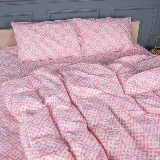 Пододеяльник MirSon Ranforce Elite Abstract Pink 160х220 см (2200013166856) - фото 3