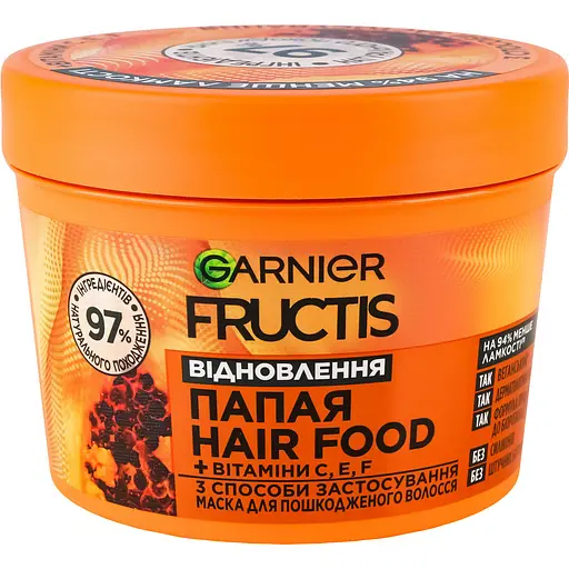 Маска для пошкодженого волосся Garnier Fructis Superfood Mask Відновлення 400 мл - фото 3