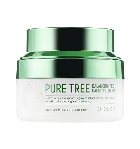 Крем для лица Чайное дерево Pure Tree Balancing Pro Calming Cream Enough 50 мл - фото 1