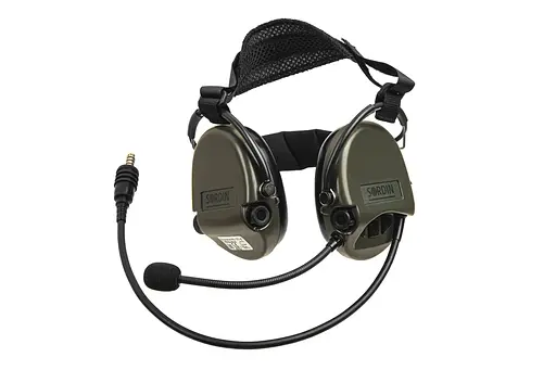 Наушники Sordin Supreme MIL CC Neckband 76332-06-S Green PVC - фото 2