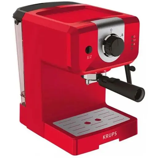 Кофеварка Krups рожковая Krups Opio 1.5 л молотая красная - фото 2