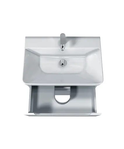 Тумба Мойдодир Malaga 70-A Білий з умивальником Vivace 70 Білий - фото 6