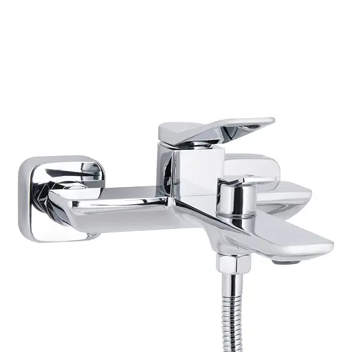 Смеситель для ванны Qtap Presto (c душевым гарнитуром) QTPRE259CRM45574 Chrome - фото 3