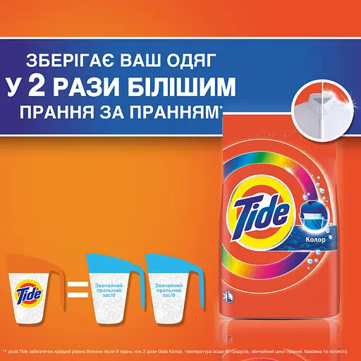 Пральний порошок Tide Аква-Пудра Color 25 циклів 3.4 кг - фото 3