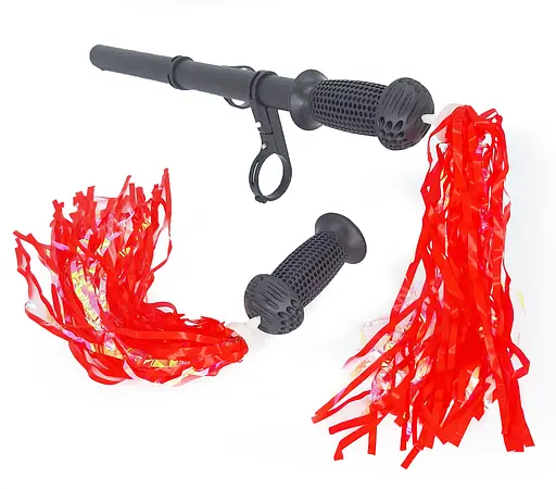 Ленты в руль детского велосипеда / самоката красные (G00010467) - фото 2