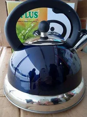 Якісний металевий чайник зі свистком з нержавіючої сталі для газової плити А-Плюс чайник нержавійка - фото 2