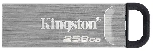 Flash Drives Kingston DataTraveler Kyson 256GB USB 3.2 (DTKN/256GB) Silver/Black (6622890) - фото 1
