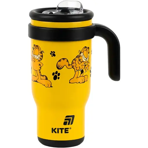 Термокружка Kite Garfield з трубочкою 530 мл (GF25-1266) - фото 2