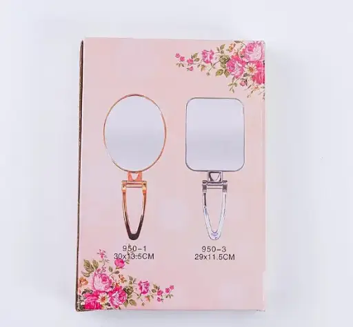 Дзеркало косметичне Salon Professional настільне 6 дюймів для щоденного макіяжу овальне сріблясте - фото 5