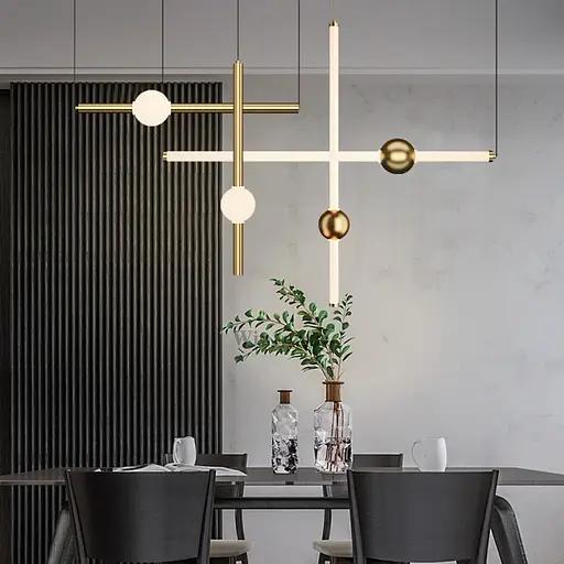 Led світильник Tube&Ball із латунною кулькою у двох формах Line.F Сторона Вертикальна - фото 4