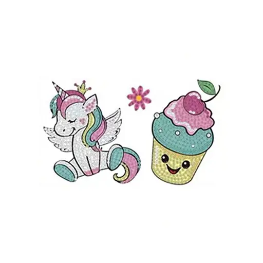 Развлекательные Набор "Единорог" FG24062201B-6 фигурки-наклейки