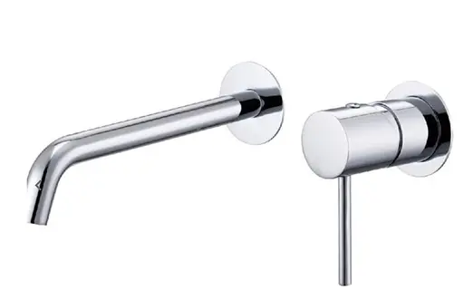 Змішувач для умивальника Imex Monza зі стіни хром GLM039 Хром - фото 1