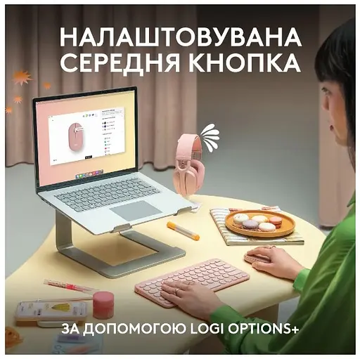 Мышь Logitech Pebble Mouse 2 M350s Tonal Graphite (910-007015) - фото 3