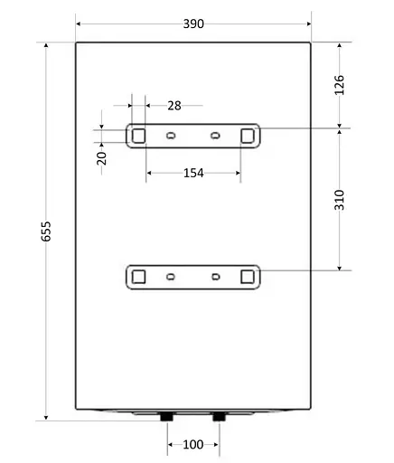 Водонагрівач електричний Aquatronic, 2 кВт, сухий ТЕН, 50 л універсальний, циліндричний, білий (Round D504620 B4) - фото 12