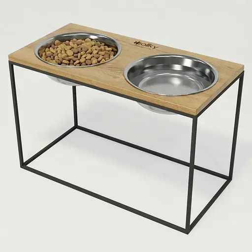 Hollky Base XXL40 — миски на підставці для дуже великих собак (2 × 2,8 л)