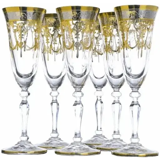 Набір келихів для шампанського Lora Модена 135 мл 6 шт. NGC63SETCHAMP