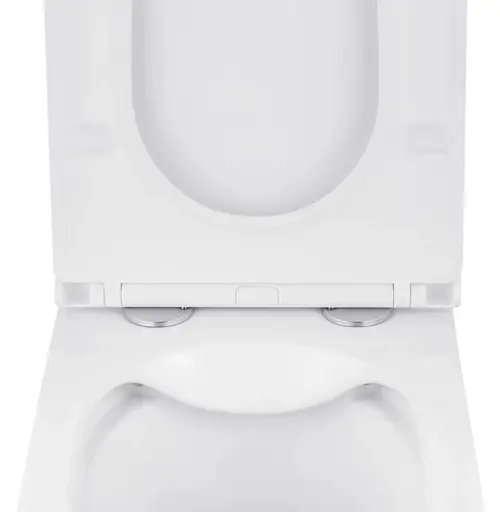 Унитаз подвесной безободковый Kroner Eifel WHI493436 RIMLESS с сиденьем Slim Duroplast / Soft-close / Quick relase (KE493436WHIR) (CV029611) - фото 4
