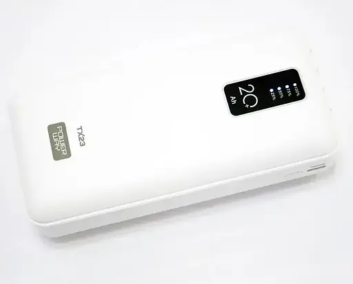 Зовнішній портативний акумулятор Sertec Power Way TX23 20000 mAh (Білий) - фото 6