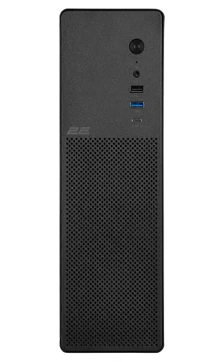 Корпус 2E Credo Slim V90B-400 с блоком питания ATX400 Black (2E-V90B-400) - фото 3