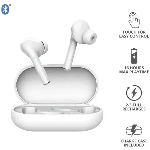 Наушники TWS Trust Nika Touch True Wireless Mic White (23705) - фото 2