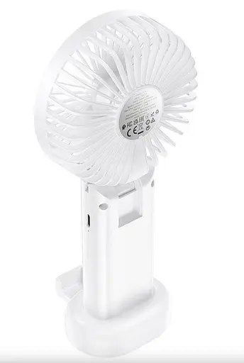Вентилятор Hoco F15 handheld folding fan белый - фото 4