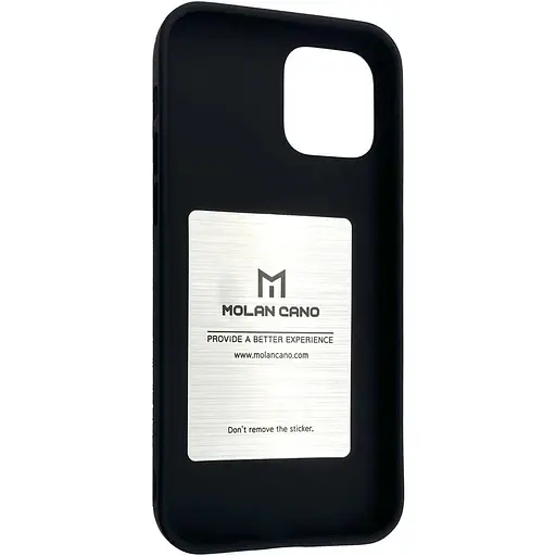 Чехол-накладка Molan Cano Silicone Hana SF Jelly для Apple iPhone 12 mini (black) - фото 4