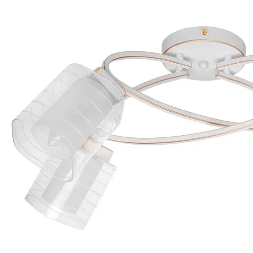 Люстра стельова Brille в зал E14 40W WH (LK-633C/4) - фото 3