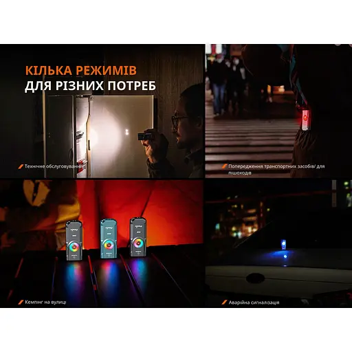 Ліхтар наключний Fenix E06R, білий | Лімітована серія - фото 11