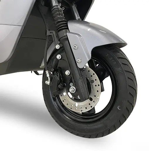 Электроскутер BeastBike Thanator 1200W серебристый - фото 7