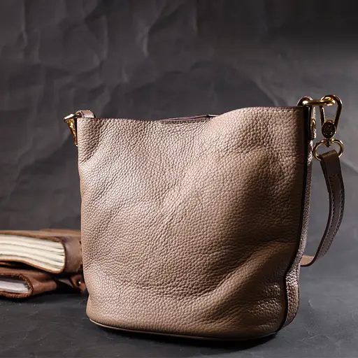 Кожаная сумка женская Vintage 22х18х12 см sum0024695 - фото 7