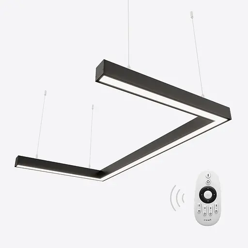 Управляемый светодиодный светильник X-LED 60ВТ U-образный черный LSNU-60db - фото 1