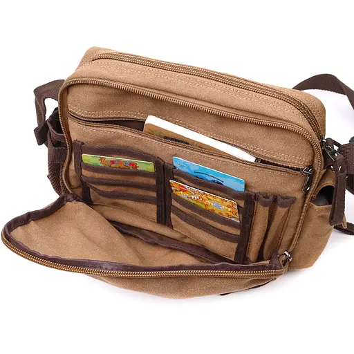 Сумка чоловіча Vintage 30х24х10 см 000270878 - фото 7