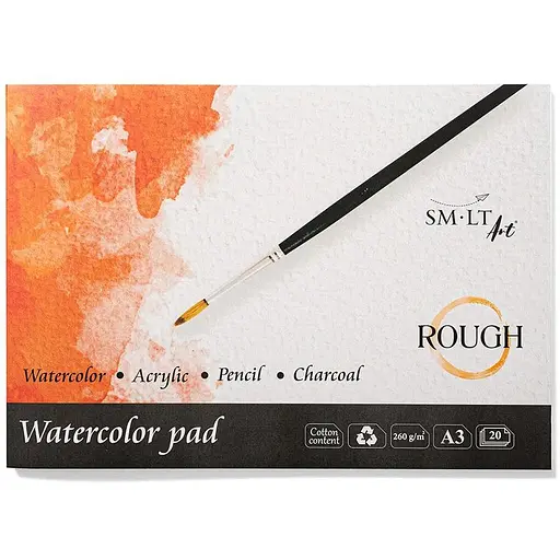 Склейка для акварели Rough А3 (29,7х42 см) 260г/м2 20л SM-LT Art