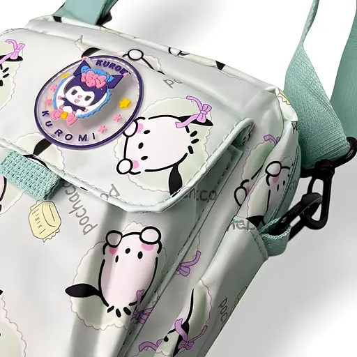 Дитяча сумка крос-боді Куромі з підсвічуванням 20х16х6 см бірюзова (25-575) - фото 2