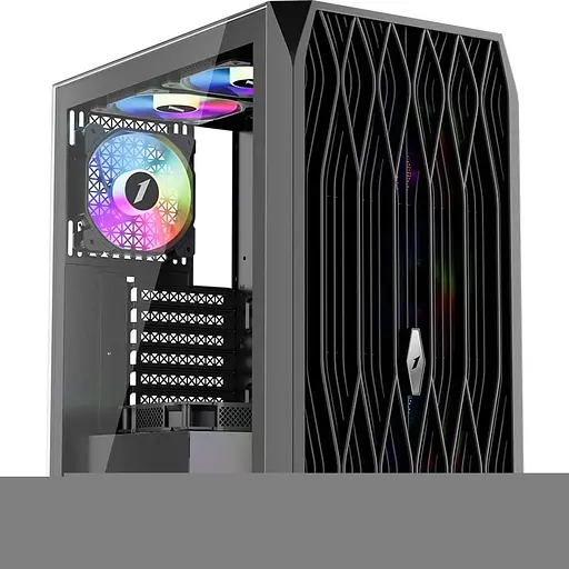 Корпус 1stPlayer AY7-BK-4F1 Black [134426]