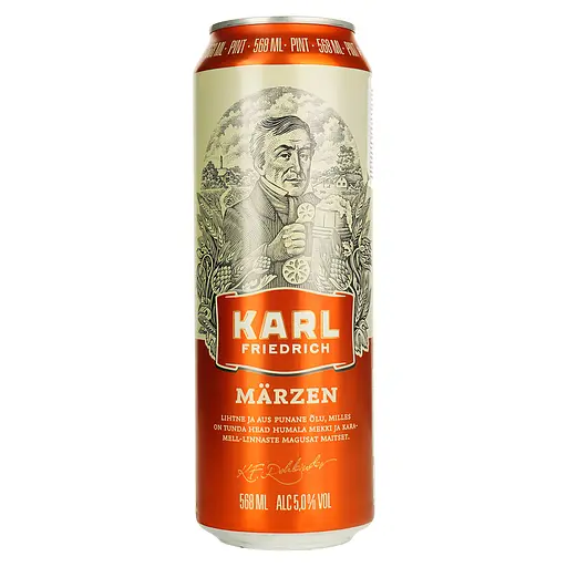 Пиво Karl Friedrich Marzen светлое фильтрованное 5% 0.568 л