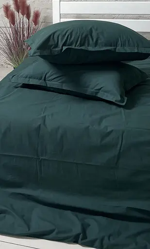 Комплект постільної білизни сімейний 2 х 155х215 см см варена бавовна White Dream Зелений (2001/4) - фото 4