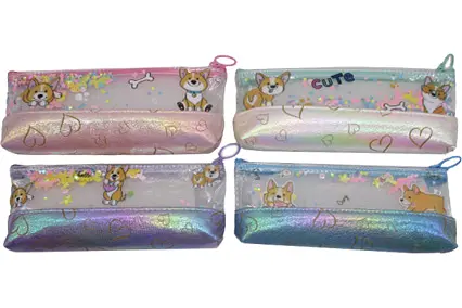 Пенал-косметичка Сипучі блискітки-Собачка, 4x60 см (В асортименті) - фото 2
