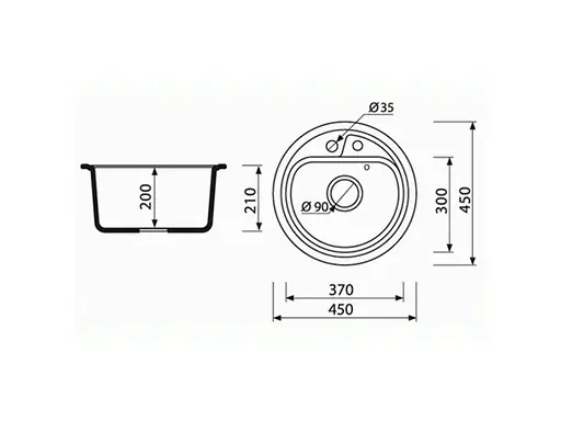 Кухонная мойка Fancy Marble Nevada белый 104040001 - фото 4