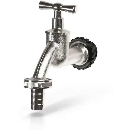 Кран для ємності для дощової води Prosperplast TAP металевий сріблястий